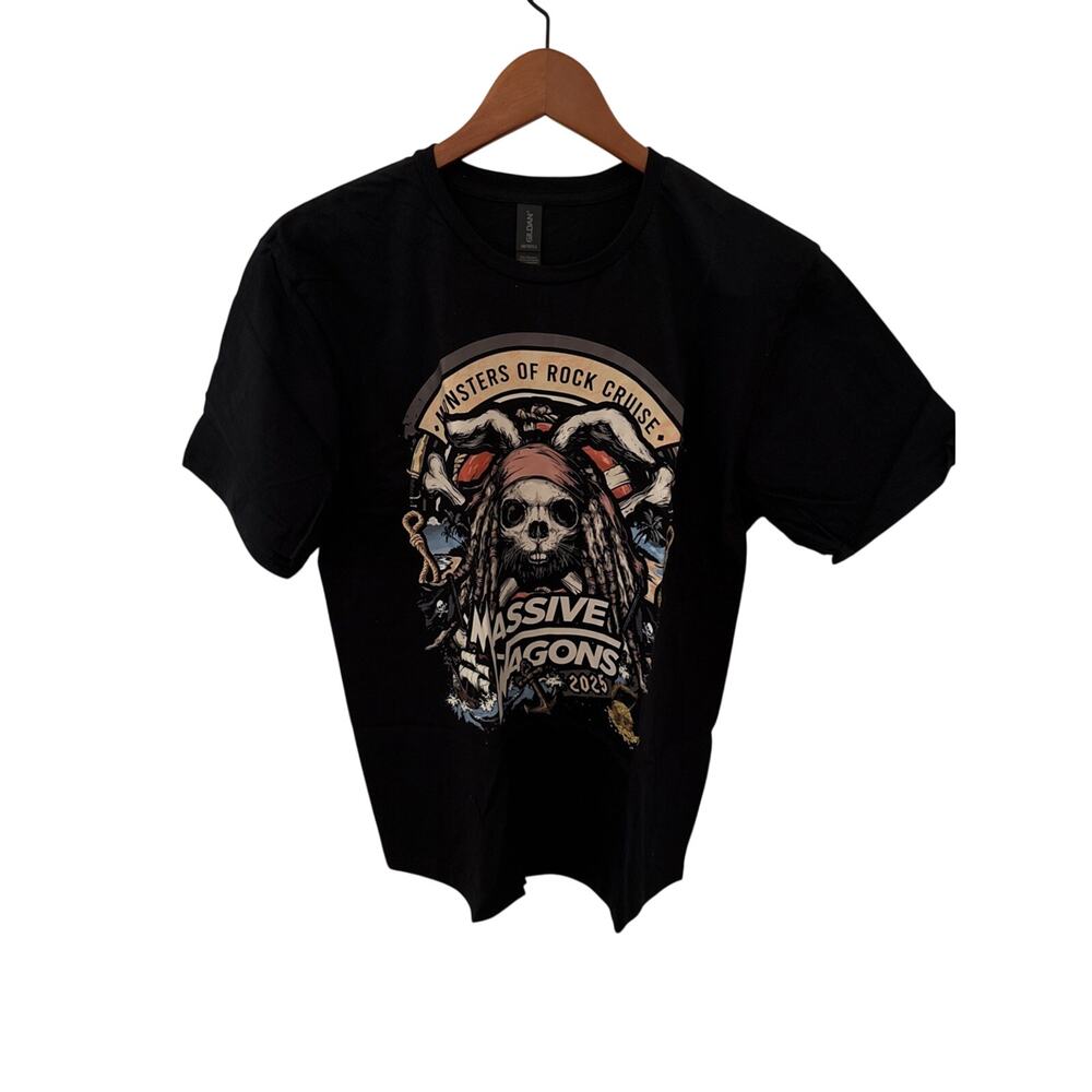 Massive Wagons Band Monsters Of Rock Cruise Tour 2025 T-shirt Medium
